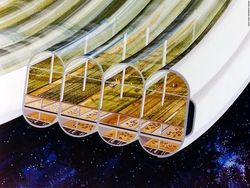 Wujud Spektakuler Kota Manusia di Luar Angkasa