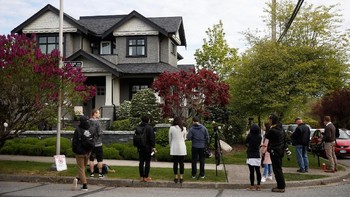 Di sinilah Meng menjadi tahanan rumah selama di Kanada dan pergerakannya terbatas, serta harus selalu memakai alat pelacak di kakinya. Foto: Reuters