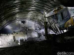 Setahun Dibangun, Terowongan Kereta Cepat 608 M Akhirnya Tembus