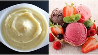 Es krim gampang cair dan meleleh. Sehingga banyak perusahaan iklan, yang menyulap kentang tumbuk menjadi es krim dengan bantuan dari pewarna makanan. Foto: Istimewa