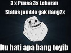 Malam Minggu, Banyak Meme Jomblo Puasa