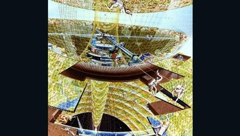 Tapi sampai sekarang, konsep tersebut belum terwujud karena seperti disebutkan Bezos, biayanya begitu tinggi. Foto: NASA