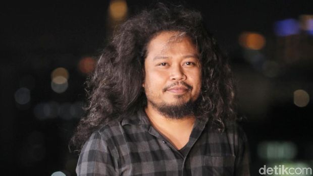 Is Pusakata Is Pusakata saat berkunjung ke kantor detikcom.