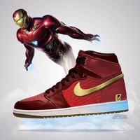 Adalah Chris Kemp, desainer grafis yang membuat desain sneakers Avengers: Endgame versi Nike Air Jordan ini. Pria asal Essex, Inggris, tersebut memamerkan karyanya di Instagram @ck_crerative. Salah satunya sneakers merah yang terinspirasi dari kostum Iron Man. (Foto: dok. @ck_creative)