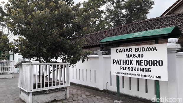 Masjid Pathok Negoro, Plosokuning, Sleman, Rabu (15/5/2019).