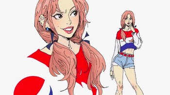 Dengan kemampuan menggambarnya, ia menyulap beberapa merek ternama yang kemudian ia ubah menjadi karakter anime. (Foto: instagram/sillvi_illustrations)