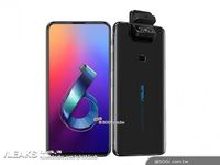Asus Zenfone 6 dengan skema kamera berputar ke arah atas.