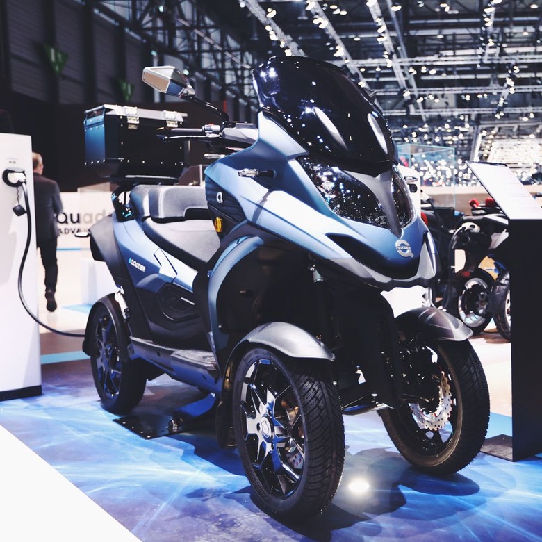 Motor listrik pertama empat roda Foto: pool (eqooder) Motor listrik pertama empat roda Foto: pool (eqooder)
