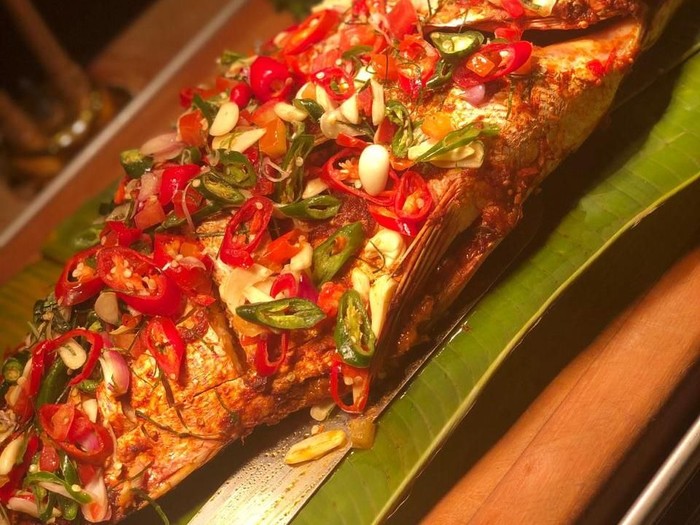 Ikan dori sambal dabu-dabu. Foto: Dok. Aston Pluit Ikan dori sambal dabu-dabu. Foto: Dok. Aston Pluit