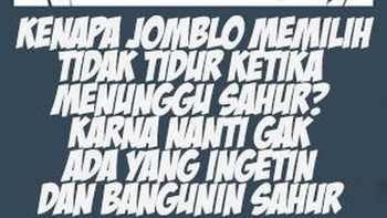 Meme tebak-tebakan jomblo juga banyak beredar (Foto: Twitter)