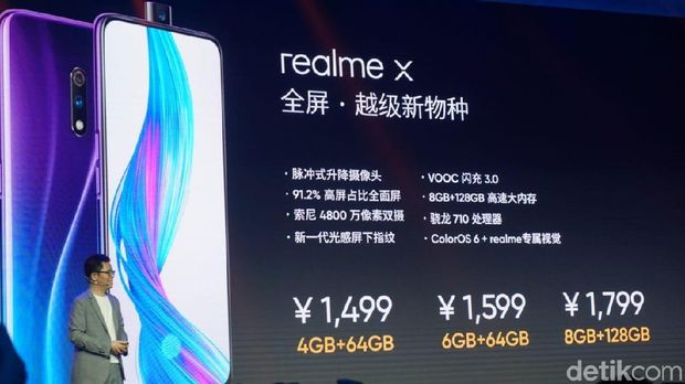 Ini Harga Realme X yang Baru Meluncur di China