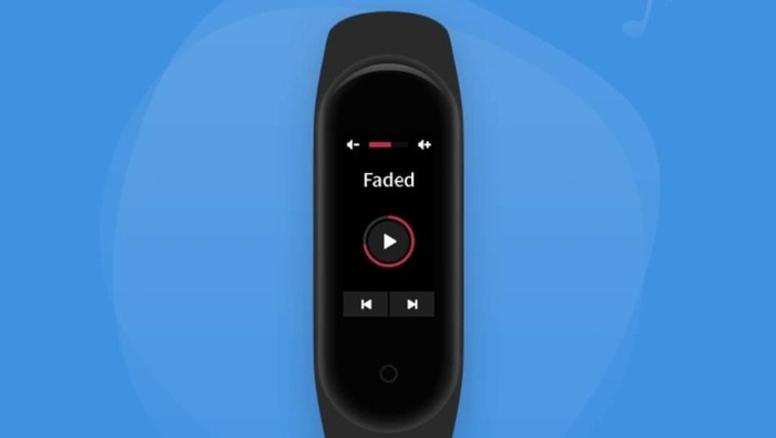Render dari prediksi wujud Mi Band 4. Foto: Slash Leaks Render dari prediksi wujud Mi Band 4. Foto: Slash Leaks