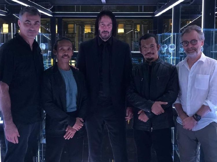Ini Gambar Pertarungan Cecep dan Yayan Ruhiyan Melawan John Wick