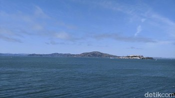 Pulau Alcatraz. Dahulu tempat ini merupakan sebuah penjara dengan keamanan yang ketat. Foto: detikINET/Agus Tri Haryanto
