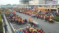 Sejak 2017 sampai dengan hari ini Meikarta telah membangun 28 tower di District 1 dan sebagian besar sudah mencapai lantai 24 dalam tempo 2 tahun. Foto: Dok. Meikarta.