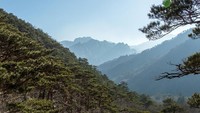 Rangkaian Pegunungan Taebaek di Sokcho pun menjadi salah satu arena pertempuran (iStock)