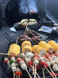 Live barbeque.