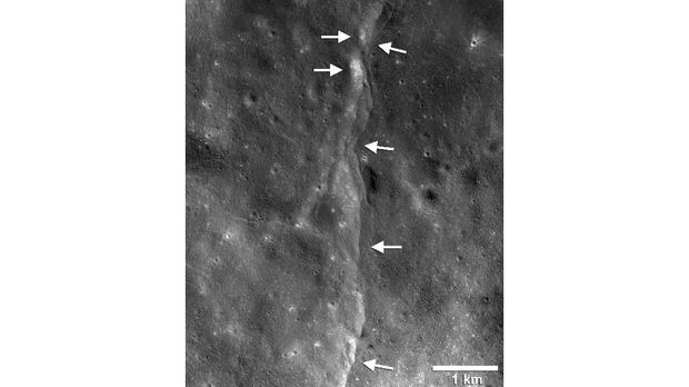 NASA Perkirakan Bulan Alami Penyusutan