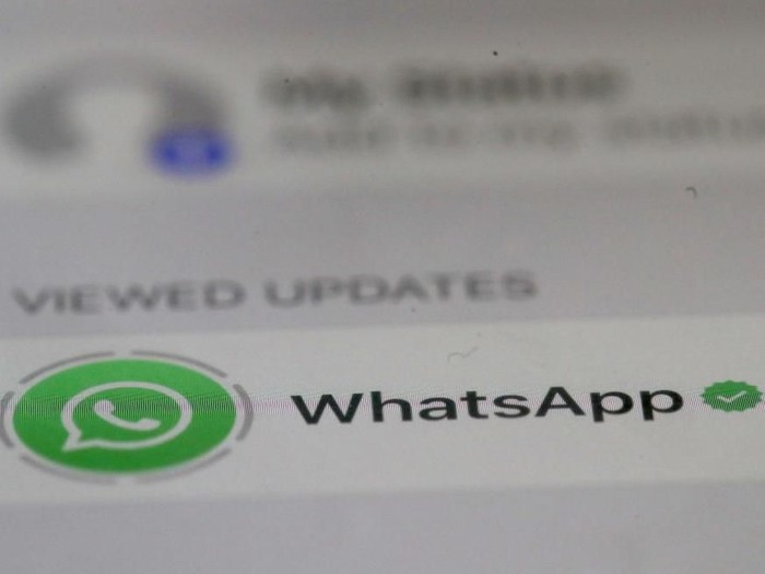 SAN ANSELMO, CALIFORNIA - MAY 14: The WhatsApp messaging app is displayed on an Apple iPhone on May 14, 2019 in San Anselmo, California. Facebook owned messaging app WhatsApp announced a cybersecurity breach that makes users vulnerable to malicious spyware installation iPhone and Android smartphones. WhatsApp is encouraging its 1.5 billion users to update the app as soon as possible.  (Photo Illustration by Justin Sullivan/Getty Images)