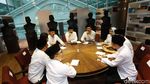 Potret Saf AHY dan 8 Kepala Daerah di Silaturahmi Bogor
