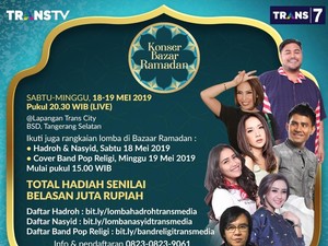Weekend Ini, BCL hingga Slank Ramaikan Konser Bazar Ramadan