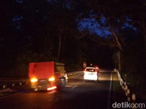 Minim Penerangan, Pemudik Lewat Jalur Wonosari Dimbau Hati-hati