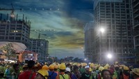 Acara buka puasa bersama pekerja berjalan khidmat dan penuh kekeluargaan juga dihadiri oleh Kepala Desa, Danrem, Dandim, Kapolsek, dan lain-lain. Foto: Dok. Meikarta.