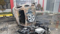 Suasana mulai terkendali pada sore hari. Pihak Kemenkumham Sumut mengajak warga binaan bernegosiasi agar kerusuhan dihentikan. (Foto: Istimewa)