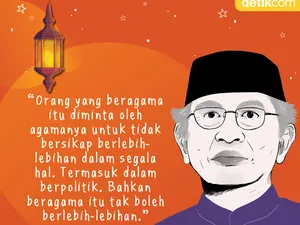 Mutiara Ramadhan Gus Mus: Jangan Berlebihan