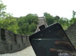 Aksi Realme X di Tembok Besar China