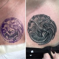 Tulisan Wendy diubah jadi gambar naga yang gahar. Saatnya move on! Foto: Bored Panda