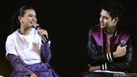 Maxime Bouttier dan Audi Marissa saat ditemui di kawasan SCBD, Jakarta Pusat pada Rabu (15/5). Pool/Palevi S/detikFoto.