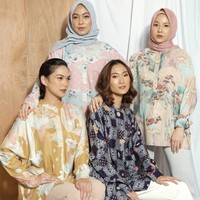 Tahun ini, warna-warna earth tone dan pastel kembali jadi jagoan para desainer untuk Hari Raya. Sebut saja Ria Miranda yang koleksi Lebarannya selalu jadi rebutan beberapa tahun ini. Menyiasati hal itu, Ria Miranda merilis beberapa koleksi sekaligus. Salah satu koleksi yang paling fenomenal adalah kolaborasi Ria Miranda X COTTONINK yang rilis berkali-kali dan selalu sold out. Foto: Instagram/cottonink