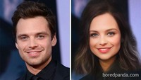 Filter Genderswap kini tengah hits, lalu bagaimana jika para bintang Avengers seperti Bucky (Sebastian Stan) menggunakannya?  Dok. Bored Panda