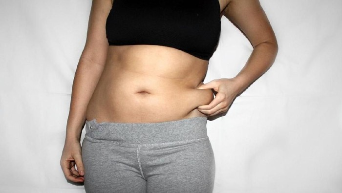 Ilustrasi lemak di perut. Foto: iStock Ilustrasi lemak di perut. Foto: iStock