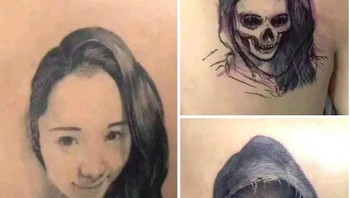 Hiii jadi tengkorak. (Foto: Boredpanda)