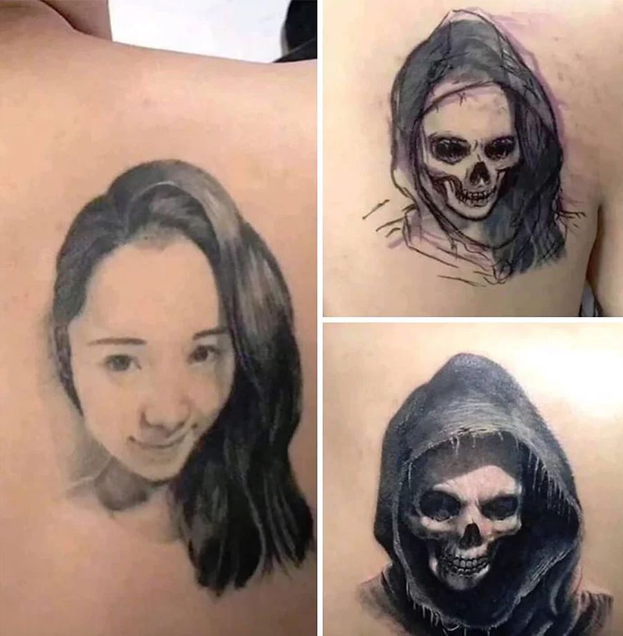 Menakjubkan 12 Gambar Tato  Malaikat  Cinta Gambar Tato  Keren