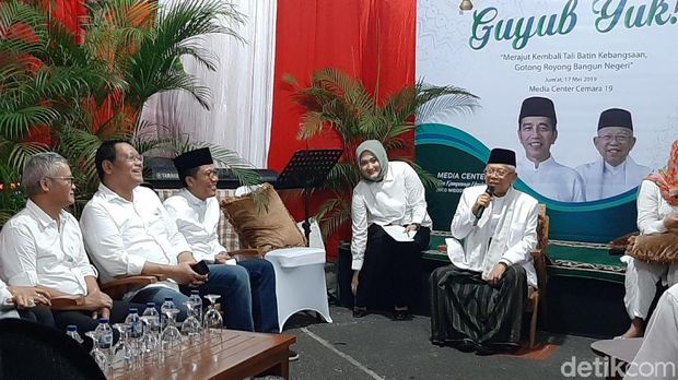 Buka Puasa Bersama TKN, Ma'ruf Amin Bicara Pemilu adalah Kesepakatan
