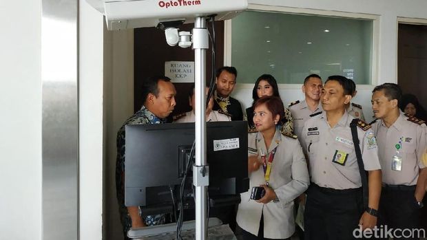 Alat pendeteksi virus thermal scanner/