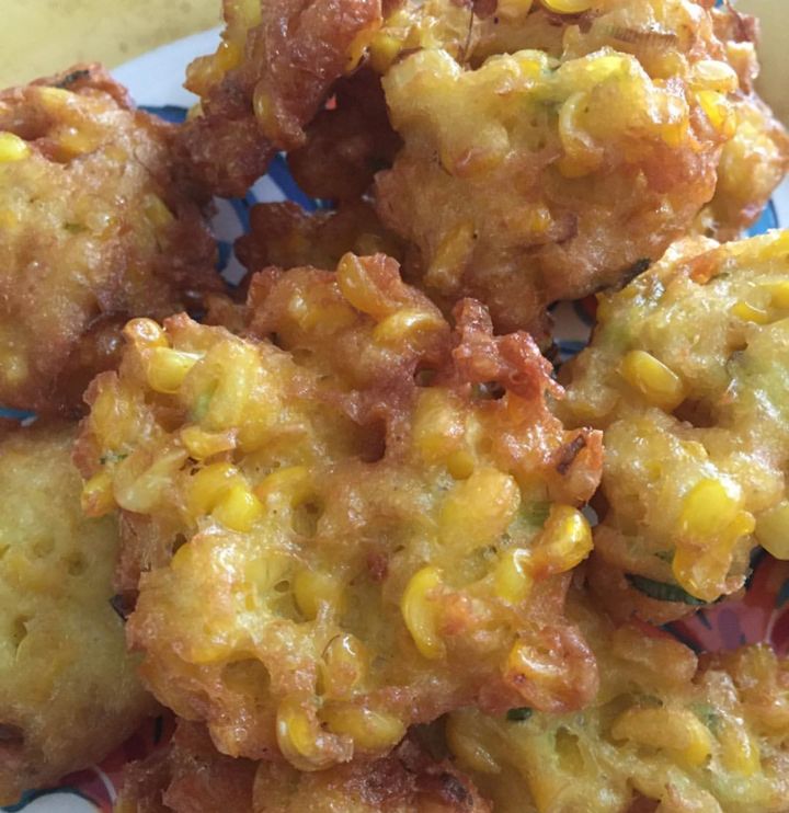 bakwan jagung dan sayur lodeh
