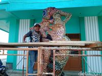 Digemari Bule, Ini Keunikan Mosaik Karya Seniman Pangandaran 