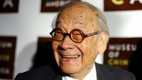 I M Pei yang berpulang di umur 102 tahun (Getty)