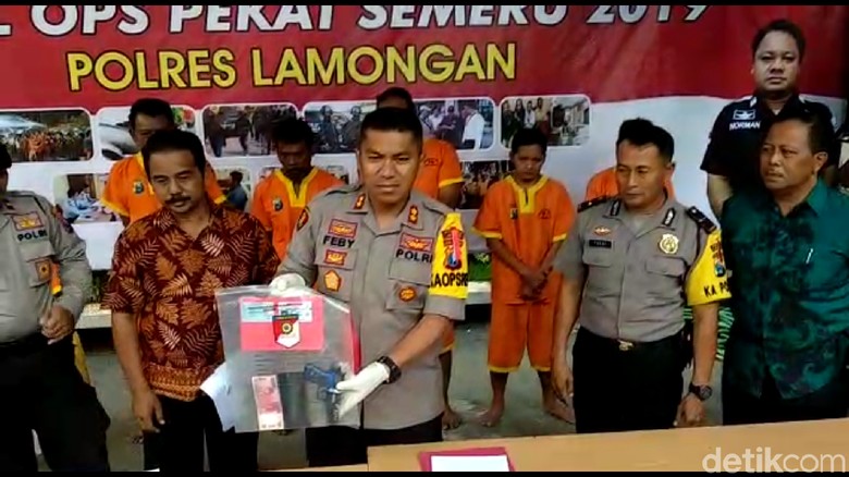 Operasi Pekat di Lamongan, Enam Tersangka Ditangkap Satu Didor Operasi Pekat di Lamongan, Enam Tersangka Ditangkap Satu Didor