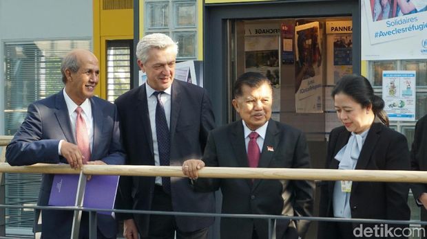 Wapres JK Kunjungi Kantor UNHCR dan Museum Olimpiade