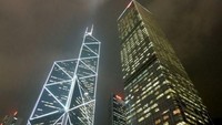 Menara Bank of China di Hong Kong, salah satu karya I M Pei (Reuters)