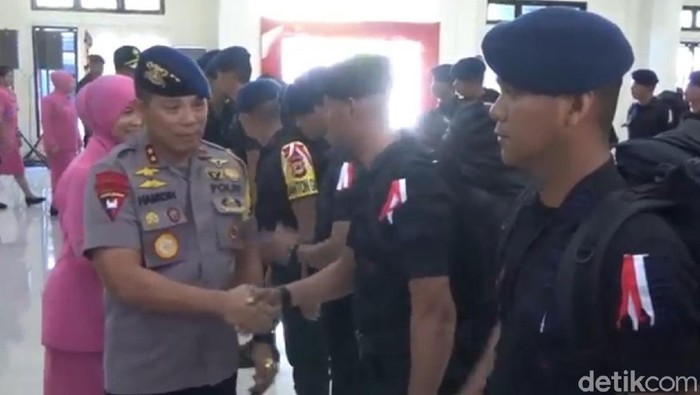 Polda Sulsel Kirim 100 Personel Brimob ke Jakarta Jelang 22 Mei