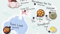 Hidangan khas Oceania mungkin tidak sebanyak benua lainnya, tapi di sini banyak foto makanan unik yang tersebar di Instagram. Seperti Roast Lamb dari Australia, lalu Palusami dari Kribati, hingga Puri dari Fiji. Foto: Rebecca Moss/Boredpanda