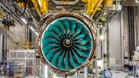 Mesin UltraFan dari Rolls-Royce (BBC)