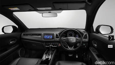 Interior Serba Hitam Honda HR-V