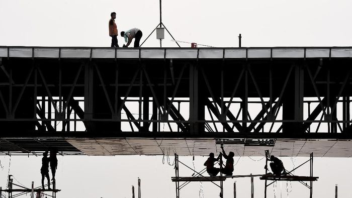 Ilustrasi Bangun Infrastruktur. Foto: ANTARA FOTO/Hafidz Mubarak A Ilustrasi Bangun Infrastruktur. Foto: ANTARA FOTO/Hafidz Mubarak A